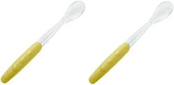 Nuk Lingurițe din silicon pentru bebeluși, 2 buc. 4+ luni 10255065 Set pentru masa bebelusi