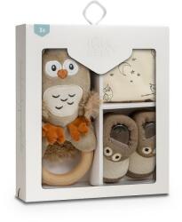 Interbaby Set pentru bebeluși 3 piese Buho Beige