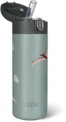 Zopa Sticlă termică cu pai 400 ml Dino