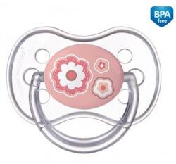 Canpol Suzetă din silicon pentru bebeluși Newborn baby (0-6 luni) roz 22/580_pin