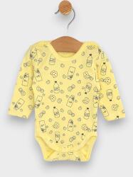 Rainy Body pentru copii cu mâneci lungi Milk 48-74 cm galben