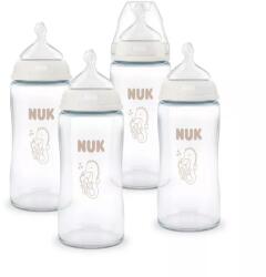 Nuk Set de pornire cu biberoane din sticlă First Choice +, Perfect Start, 4 piese
