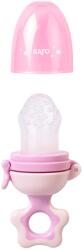Saro Baby Suzetă de silicon pentru bebeluși Aliment-up Pink