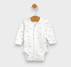 Rainy Body pentru bebeluși cu mâneci lungi și închidere în față 48 - 68 cm. Trandafiri