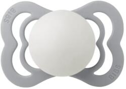 BIBS Supreme Suzetă din silicon Symmetrical 2 buc. (0-6 luni) Sage Glow/Cloud Glow