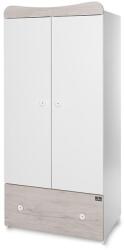 Lorelli Dulap Exclusive alb/stejar deschis New 10170120045
