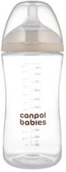 Canpol babies Biberon cu tetină cu două zone Natural Shape 330 ml. 35/402