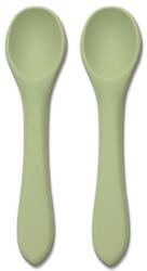 Lorelli Lingurițe din silicon, 2 buc. Fresh Green 10230690004 Set pentru masa bebelusi
