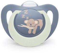 Nuk Suzetă din silicon First Choice 0-6 luni, 1 buc. , Night, Koala