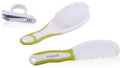 Cangaroo Set pieptene, perie și tăietor de unghii B1879 alb 103622