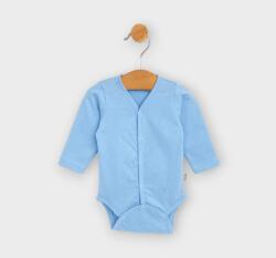Rainy Body pentru bebeluși cu închidere în față, mâneci lungi, 48 - 74 cm, albastru
