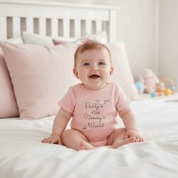 Rainy Body pentru bebeluși cu mâneci scurte 48-86 cm. Daddy's girl