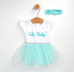 Rainy Body-rochie pentru bebeluși cu diademă 56-80 cm. Cute Baby rezeda