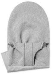 BabyBjörn Husă textilă pentru scaunul de relaxare 3D Jersey Light Grey Balansoar bebelusi