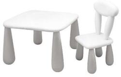 Maltex Masă și scaun pentru copii Luna Classic White/Grey