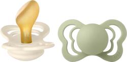 BIBS Couture Suzetă din cauciuc 2 buc. (0-6 luni) Ivory/Sage
