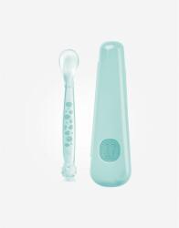 Saro Baby Linguriță din silicon în cutie Soft&Fun Set pentru masa bebelusi