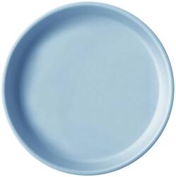 Minikoioi farfurie din silicon Basics Mineral Blue Set pentru masa bebelusi