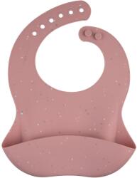 Canpol Bavețică din silicon cu buzunar Dots 51/029_pin Bavata