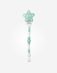 Saro Baby Clips pentru suzetă Little Star Mint