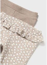 Mayoral Set de 4 piese cu pantalonii galben alb/maro 14-02786-021