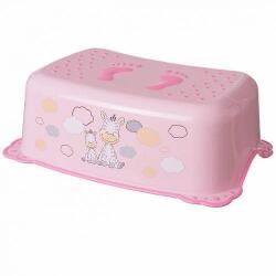 MALTEX Treaptă și scaun pentru copii 2 în 1 Zebra Light Pink 6913