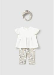 Mayoral Set pentru bebeluși din 3 piese cu pantalonii scurți Grâu 26-01735-056