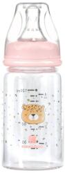 KikkaBoo Biberon din sticlă 120 ml Savanna Pink 31302020115