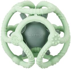 Nattou Minge de silicon pentru ros Mint+Green Grass