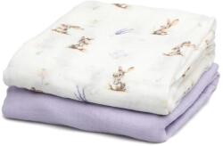 KioKids Scutece din muselină 120x120 cm Bamboo 2 buc. Lavender 05296-4
