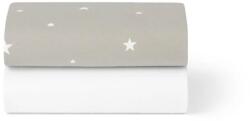 Snüz Snuz Set de cearșafuri cu elastic pentru SnuzPod 2 buc. Grey/Star Lenjerii de pat bebelusi‎, patura bebelusi