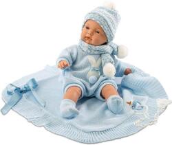Llorens Păpușă pentru copii care plânge Joel Llorona Toquilla Celeste 38 cm cu accesorii Papusa