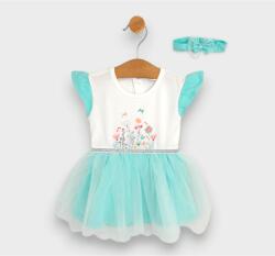 Rainy Body-rochie pentru bebeluși cu tul și diademă 56-80 cm. rezeda