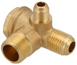 AIRPRESS Supapă de sens 1/4" x 1/8" x 1/16" pentru L 6-105 și L 6-95
