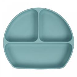 Sevi Baby Farfurie din silicon cu fund vidat Verde 525-15 Set pentru masa bebelusi