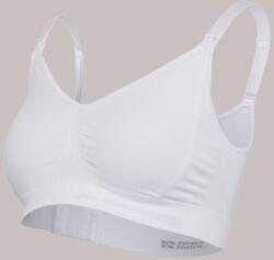 Carriwell Sutien fără cusături pentru gravide și mame care alăptează Original Maternity & Nursing White 5714399030054