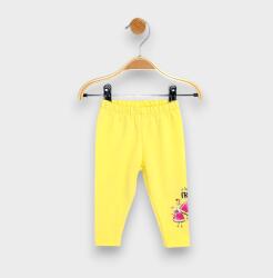 Rainy Pantaloni lungi pentru bebeluși Happy friends 62-92 cm galben