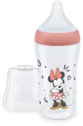 Nuk Biberoan Perfect Match PP 260 ml cu tetină din silicon pentru hrănire M, 3+ luni, Minnie roșu 10216306