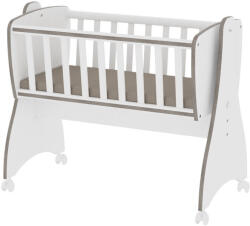 Lorelli Pătuț-leagăn pentru bebeluși First Dreams alb/maro 10150550027