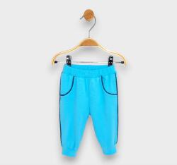 Rainy Pantaloni lungi pentru bebeluși cu bordură 62-92 cm turcoaz