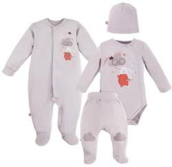 Eevi Set de 4 piese. Iepuraș gri 56 cm