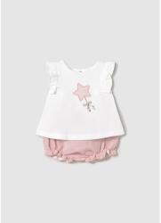 Mayoral Set pentru copii cu pantaloni scurți roz 25-01255-069