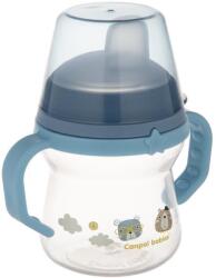 Canpol babies Pahar cu pai 150 ml BONJOUR PARIS albastru 56/612_blu