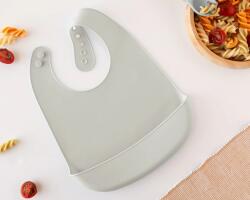 KioKids Salopetă din silicon pentru bebeluși cu buzunar Grey 05444-9 Bavata
