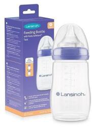 Lansinoh Biberon cu tetină din silicon Natural Wave 240 ml