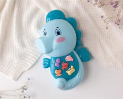 KioKids Jucărie muzicală pentru bebeluși 19x13 cm Sea Horse