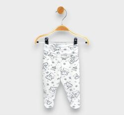 Rainy Pantaloni cu botoșei pentru bebeluși cu talie pliabilă, 48-68 cm, Ursuleț albastru