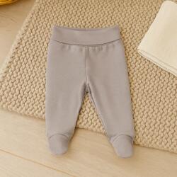 Rainy Pantaloni cu botoșei pentru bebeluși cu talie pliabilă, culoare cacao, 48-74 cm