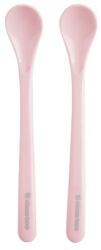 Kikkaboo Set de 2 linguri din PP, Brighty Pink 31302040165 Set pentru masa bebelusi
