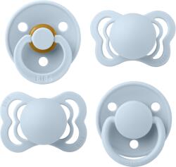 BIBS Try-It Collection Suzete din silicon/cauciuc 4 buc. Baby Blue